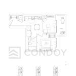Foret Condos | 1B-G | 488 SQF | 1B 44 Foret Condos | 1B-G | 488 SQF | 1B Foret-Condos-Model-1B-G-floorplan