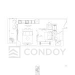Foret Condos | 1B-Q | 483 SQF | Studio + Den 42 Foret Condos | 1B-Q | 483 SQF | Studio + Den Foret-Condos-Model-1B-Q-floorplan