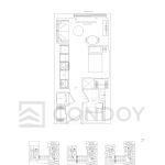 Foret Condos | 1B-R | 332 SQF | 1B 46 Foret Condos | 1B-R | 332 SQF | 1B Foret-Condos-Model-1B-R-floorplan