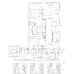 Foret Condos | 2B+D-AA | 725 SQF | 2.5B 52 Foret Condos | 2B+D-AA | 725 SQF | 2.5B Foret-Condos-Model-2B+D-AA-floorplan