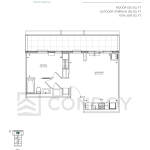 Maxium Condos B 530 Floorplan