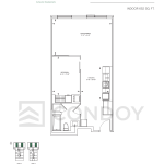 Maxium Condos | B-652 | 652 SQF | 1B 17 Maxium Condos | B-652 | 652 SQF | 1B Maxium Condos B 652 Floorplan
