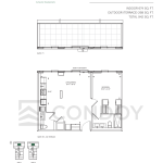 Maxium Condos B 674 Floorplan