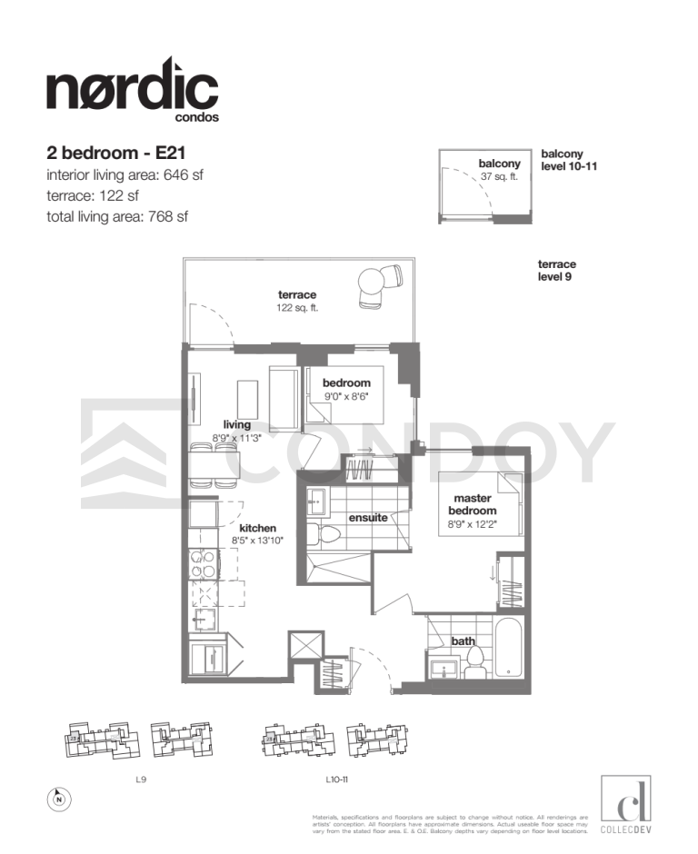Nordic Condos E21 Floorplan