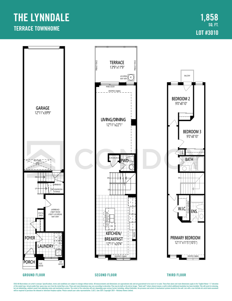 Thomson Towns Lynndale Floorplan