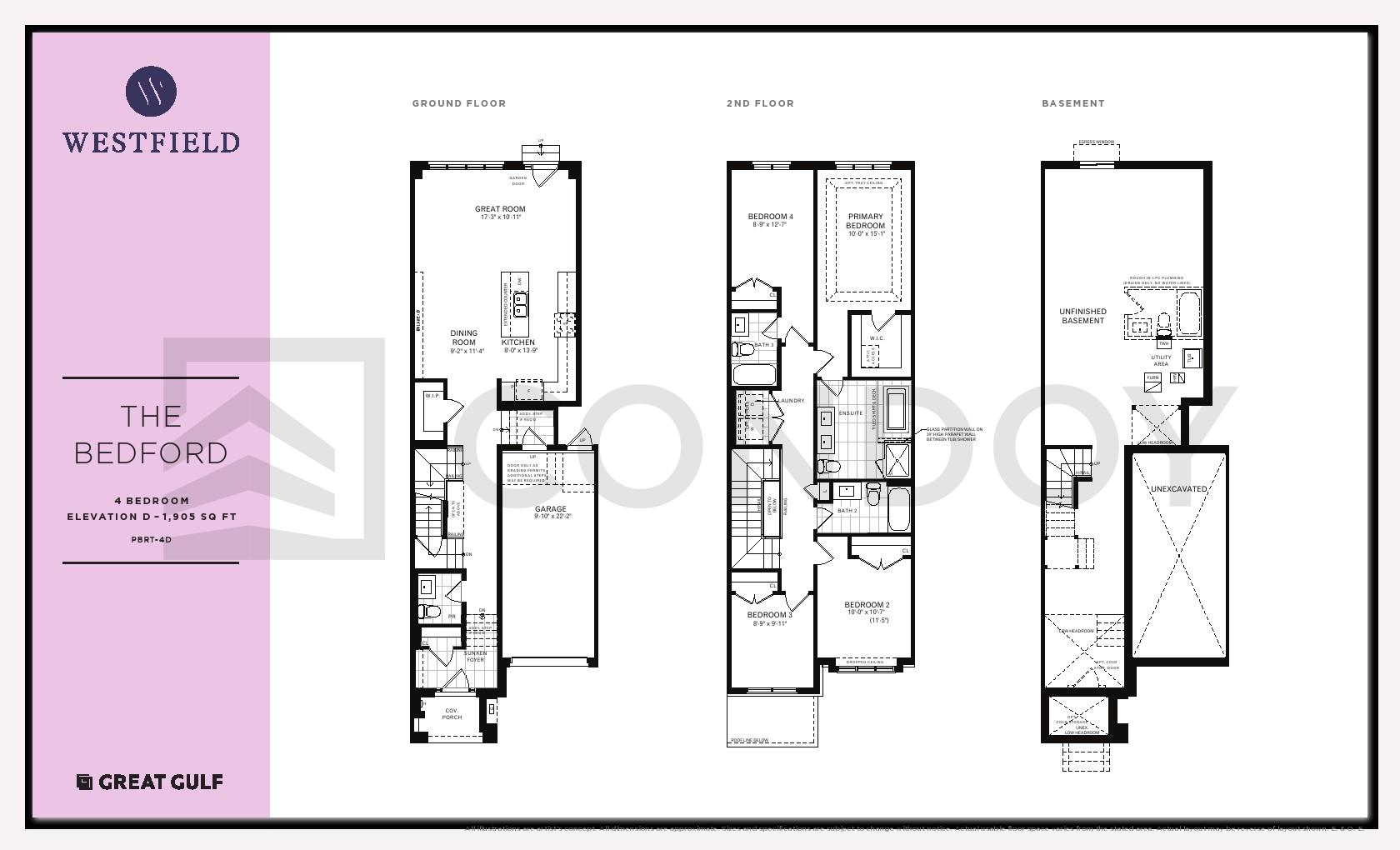 Westfield The Bedford Floorplan
