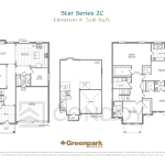 Taywood Estates | 2C | 3,116 - 3,128 SQF | 4B 3 Taywood Estates | 2C | 3,116 - 3,128 SQF | 4B Taywood Estates 2C Floor Plan