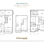 Taywood Estates | 3C | 3,165 SQF | 4B 4 Taywood Estates | 3C | 3,165 SQF | 4B Taywood Estates 3C Floor Plan