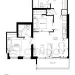 Chrome Condos | Amber | 641 SQF | 2B 5 Chrome Condos | Amber | 641 SQF | 2B Chrome Condos AMBER Floor plan