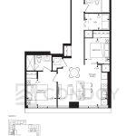 Chrome Condos | Chic-1 | 739 SQF | 2.5B 6 Chrome Condos | Chic-1 | 739 SQF | 2.5B Chrome Condos CHIC-1 Floor plan