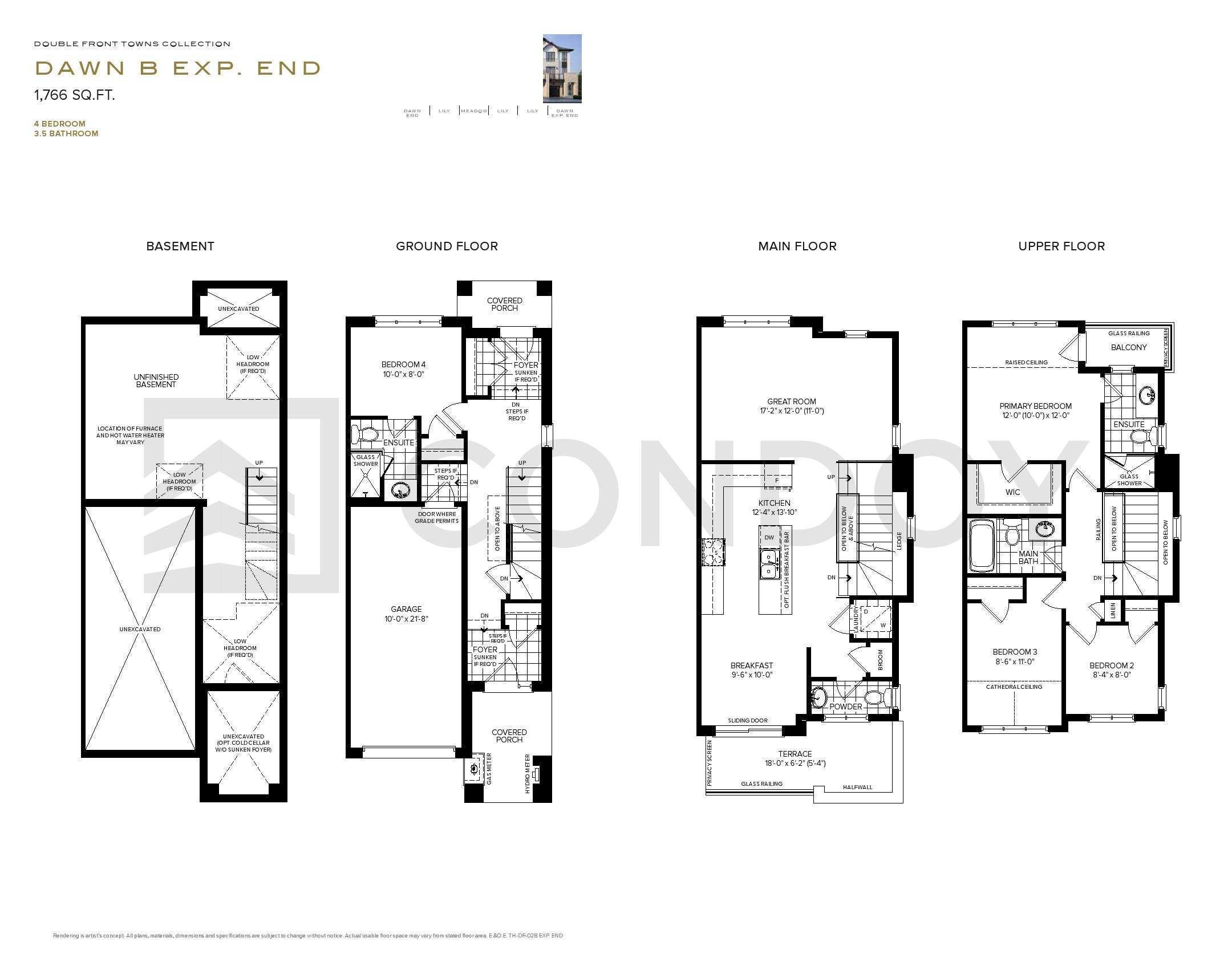 The Willows Homes DAW N B E X P. E N D floorplan