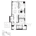 Chrome Condos | Eclectic | 833 SQF | 3B 7 Chrome Condos | Eclectic | 833 SQF | 3B Chrome Condos ECLECTIC Floor plan