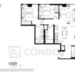 Arte Residences | MAZZONE | 826 SQF | 2B 9 Arte Residences | MAZZONE | 826 SQF | 2B Arte Residences MAZZONE Floor Plan