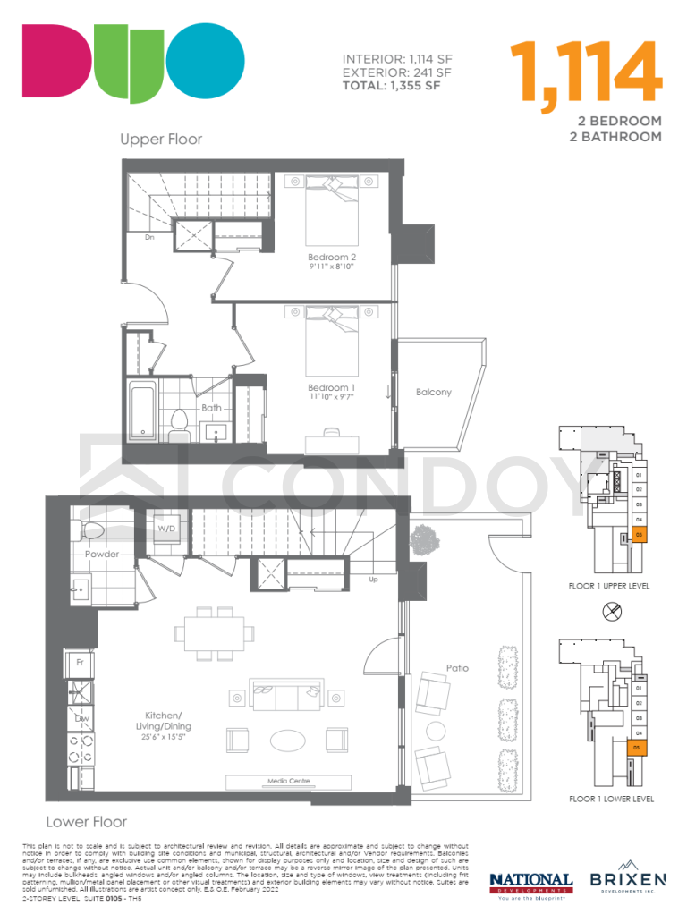 Duo-Condos-Model-TH5-floorplan