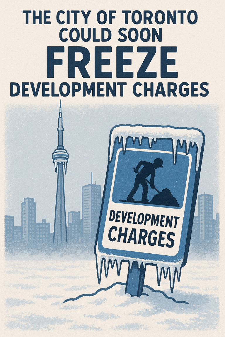 The City Of Toronto Could Soon Freeze Development Charges