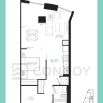 The PJ Condos | Suite 508 | 712 SQF | 1.5B 12 The PJ Condos | Suite 508 | 712 SQF | 1.5B The-PJ-Condos-Suite-508-floorplan