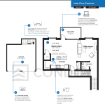 Dean’s Landing Condos Model Barton B floorplan