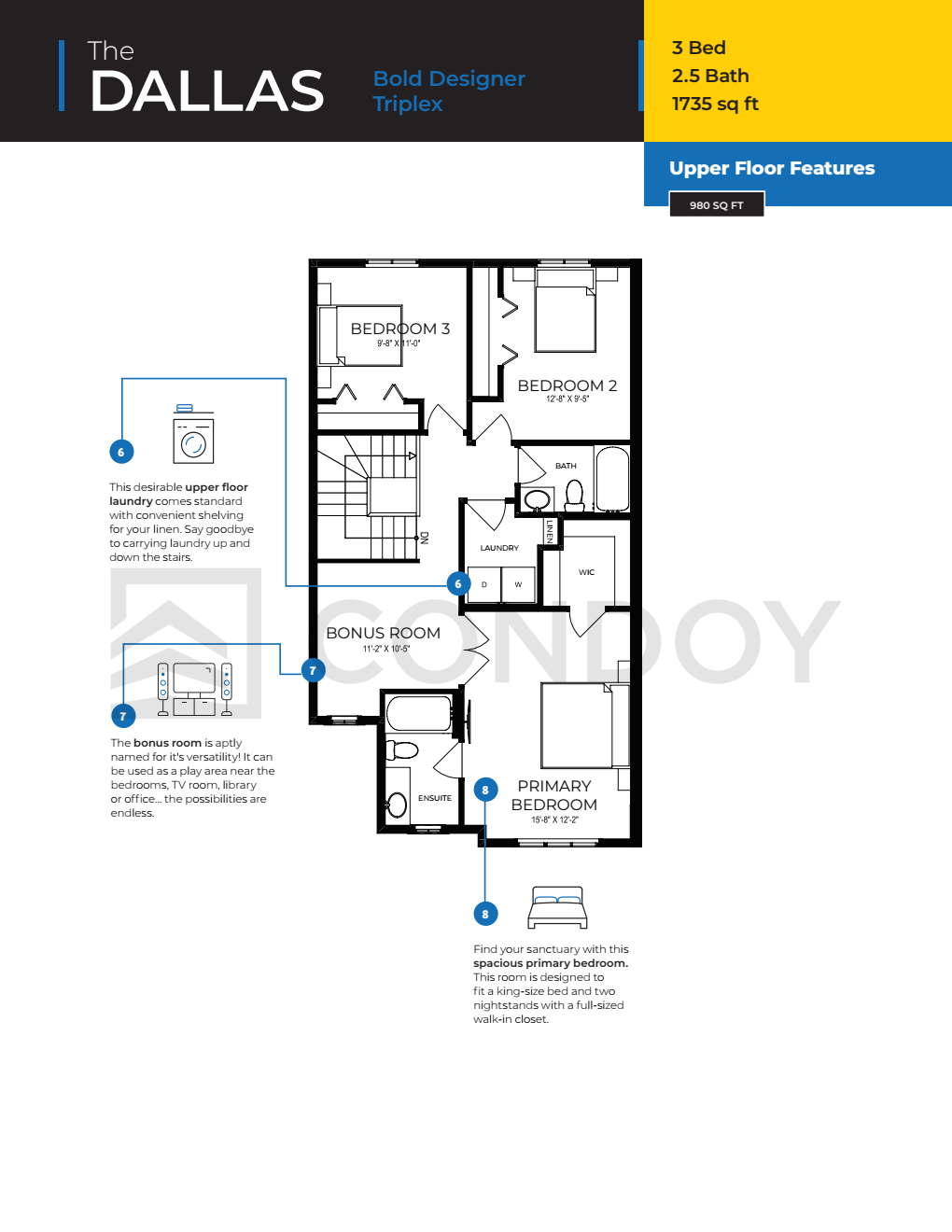Sora at the Glade Towns Dallas floorplan