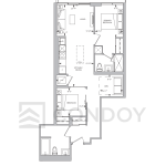 Allure Condos | Istanbul | 788 SQF | 2.5B 41 Allure Condos | Istanbul | 788 SQF | 2.5B Allure-Condos-Istanbul-Floorplan