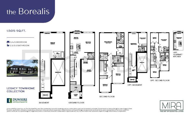 Mira Towns the Borealis Floor plan