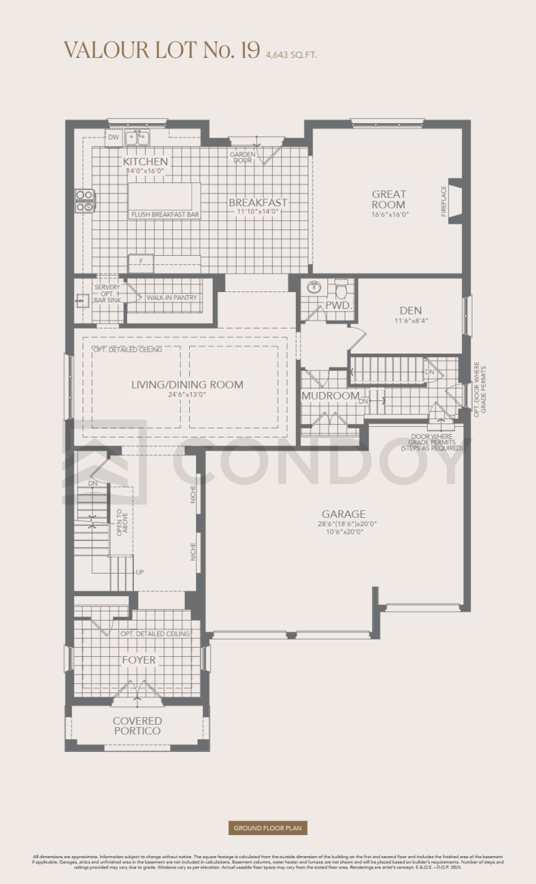 Amira Estates Homes VALOUR LOT No. 19 floorplan