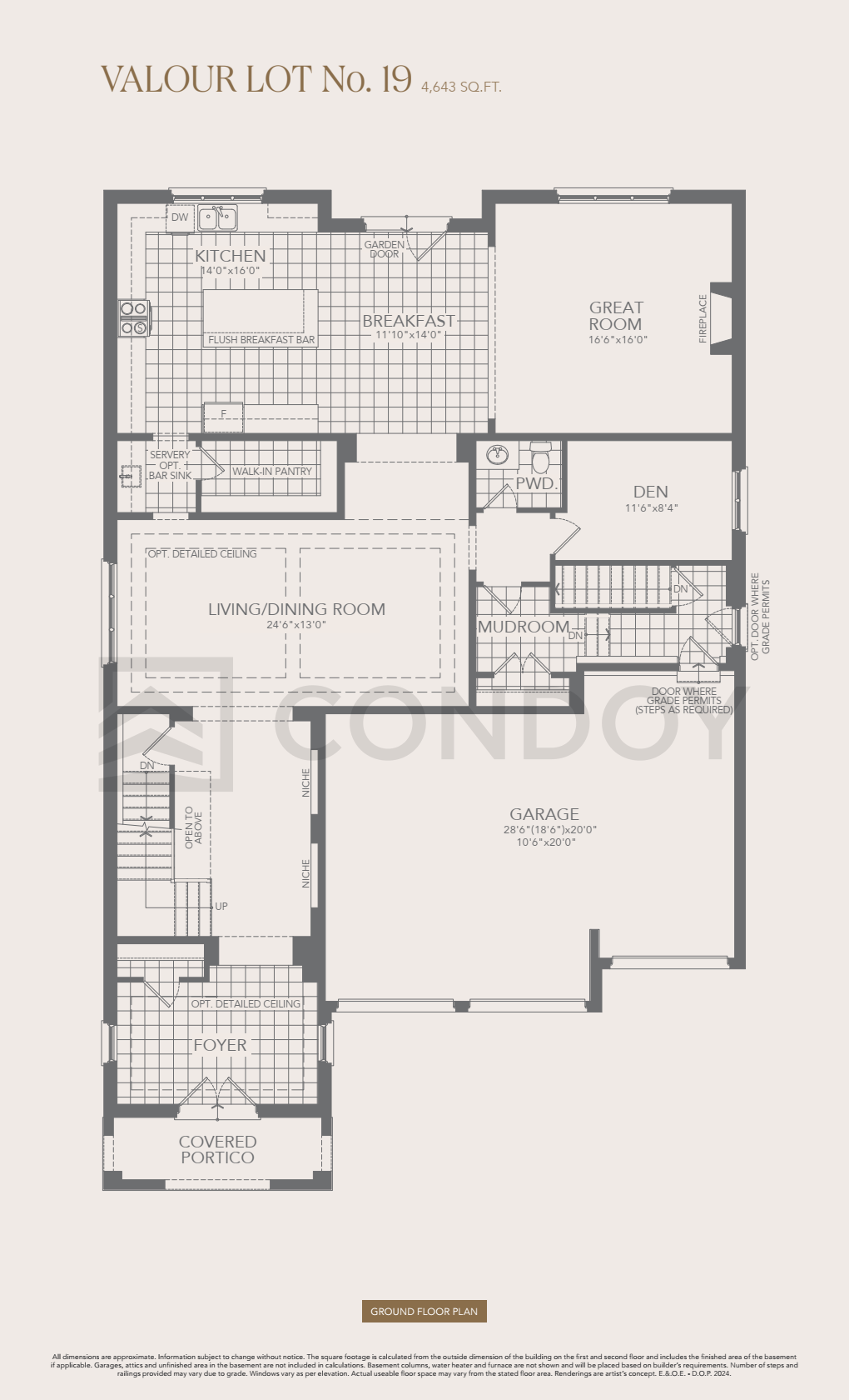 Amira Estates Homes VALOUR LOT No. 19 floorplan