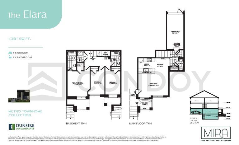Mira Towns the Elara Floor plan