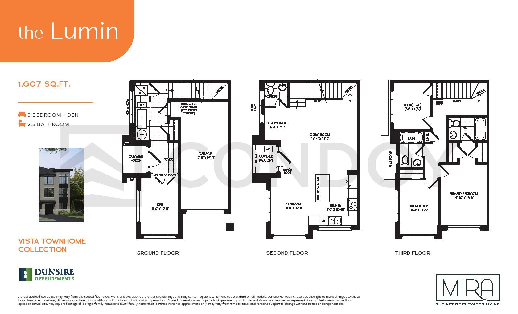 Mira Towns the Lumin Floor plan