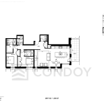 The Aristocrat Condos | 102 | 1380 SQF | 2.5B 3 The Aristocrat Condos | 102 | 1380 SQF | 2.5B The Aristocrat Condos Unit 102 Floor Plan