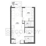 75 James Condos | 1D-35 | 669 SQF | 1.5B 33 75 James Condos | 1D-35 | 669 SQF | 1.5B 75James-Condos-1D-35-floorplan