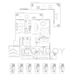 Foret Condos | 3B-BBB | 1248 SQF | 3B 58 Foret Condos | 3B-BBB | 1248 SQF | 3B Foret-Condos-Model-3B-BBB-floorplan