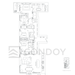 Foret Condos | 3B+D-AAA | 1654 SQF | 3.5B 59 Foret Condos | 3B+D-AAA | 1654 SQF | 3.5B Foret-Condos-Model-3B+D-AAA-floorplan