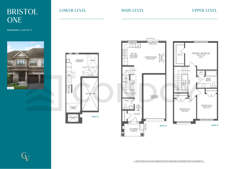 Georgina View Homes Bristol 1 Floor Plan