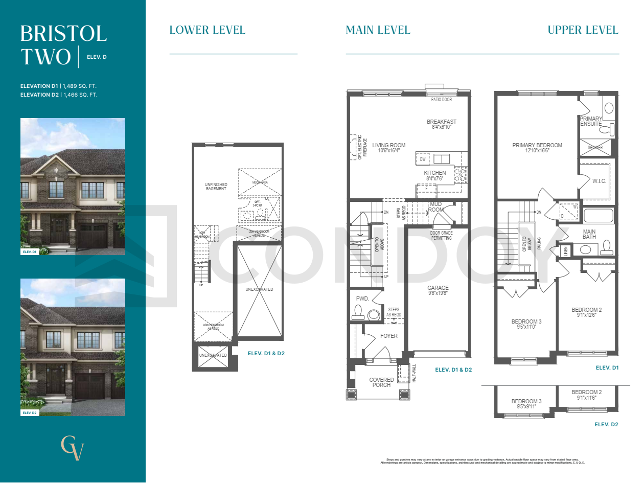 Georgina View Homes Bristol 2 Floor Plan