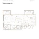 South Forest Hill Residences | Frybrook 1216 | 1216 SQF | 2.5B 4 South Forest Hill Residences | Frybrook 1216 | 1216 SQF | 2.5B South Forest Hill Residences Frybrook 1216 Floor plan