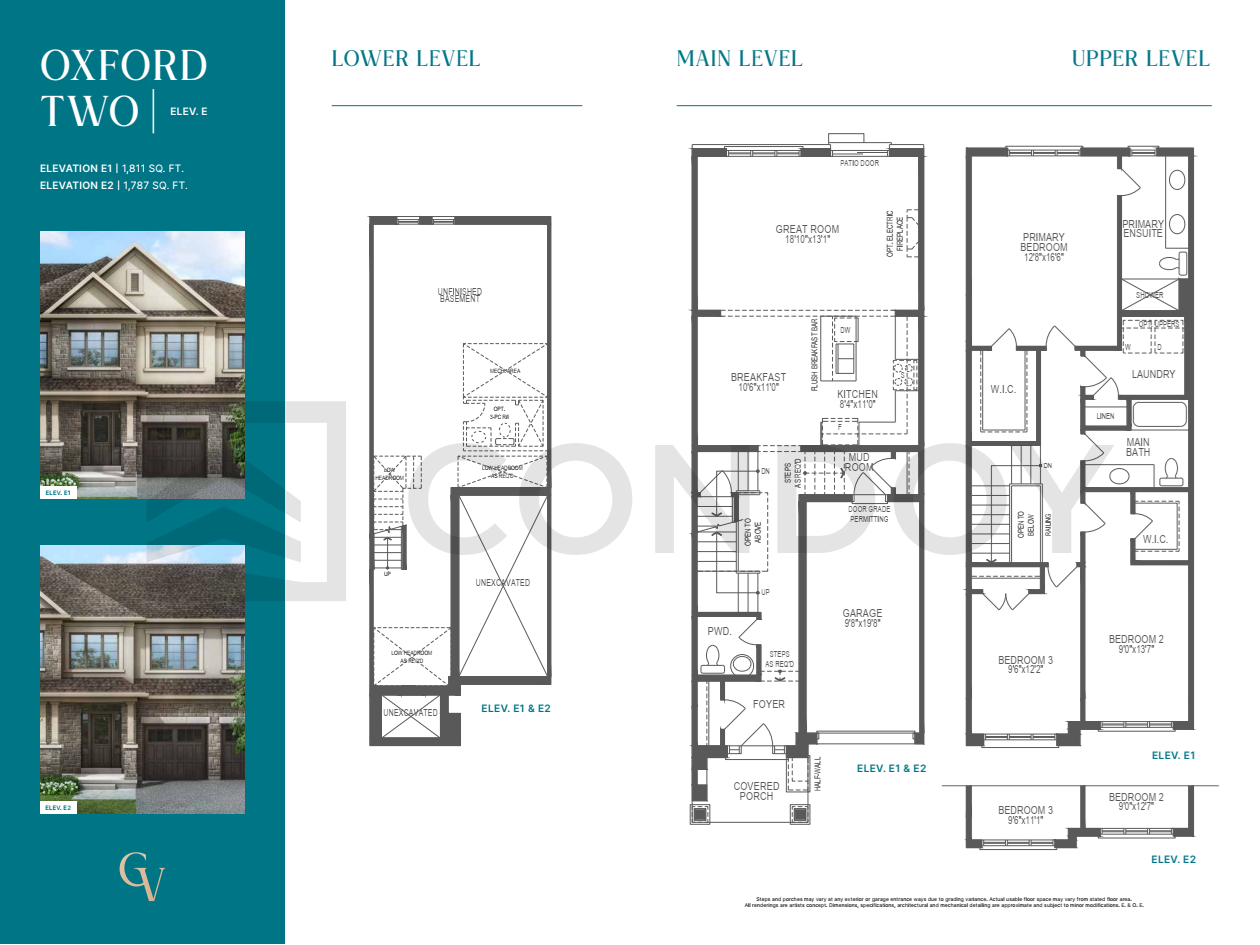 Georgina View Homes Oxford 2 Floor Plan
