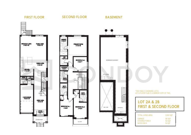 Harmony Crossing Towns 2A Floor Plan
