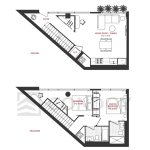 Junction Point Condos 2B_TH_A Model Floor plan
