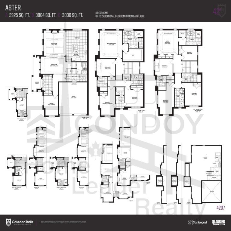 Caledon Trails Aster Floor Plan