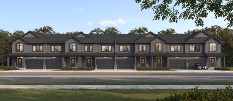Brightside Towns at water's edge