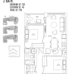 SCOUT Condos | C4 | 733 SQ FT | 2 Beds 11 SCOUT Condos | C4 | 733 SQ FT | 2 Beds Scout-Condos-C4-floorplan
