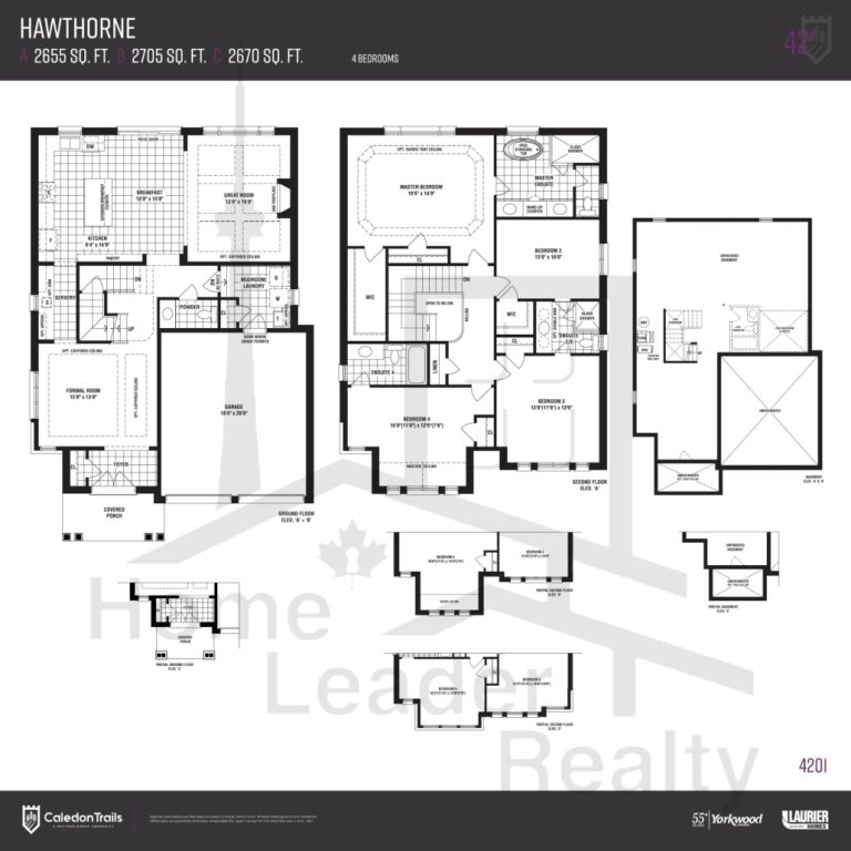 Caledon Trails Hawthorne Floor Plan