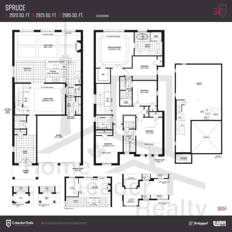 Caledon Trails Spruce Floor Plan