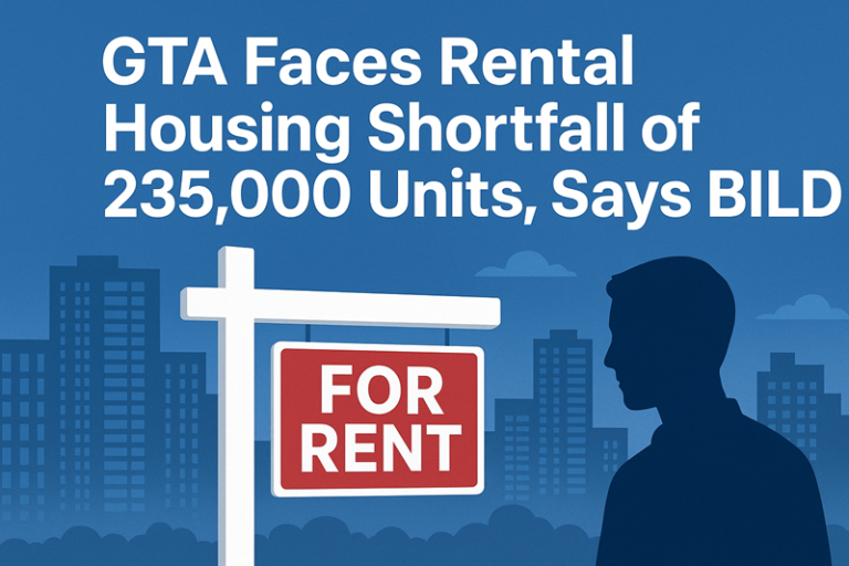 GTA Faces Rental Housing Shortfall of 235,000 Units, Says BILD