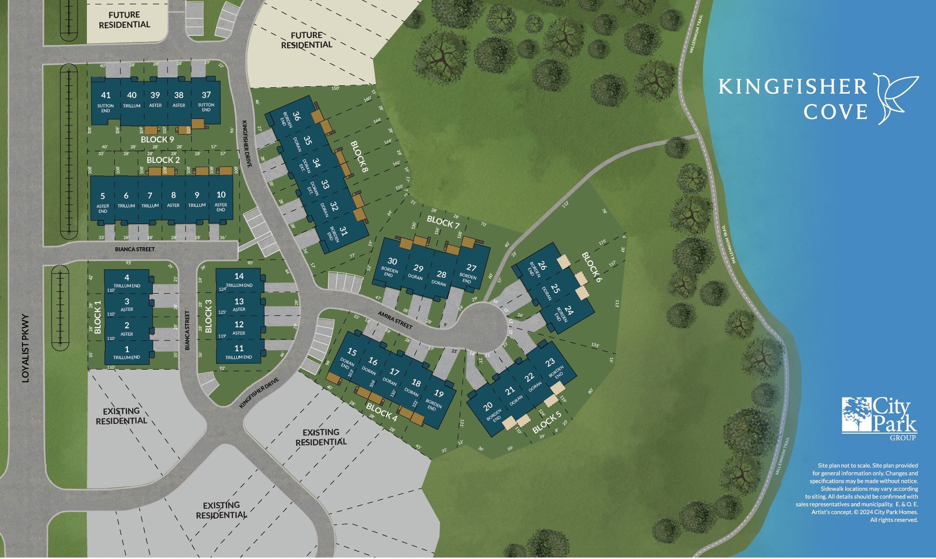 Kingfisher Cove Towns