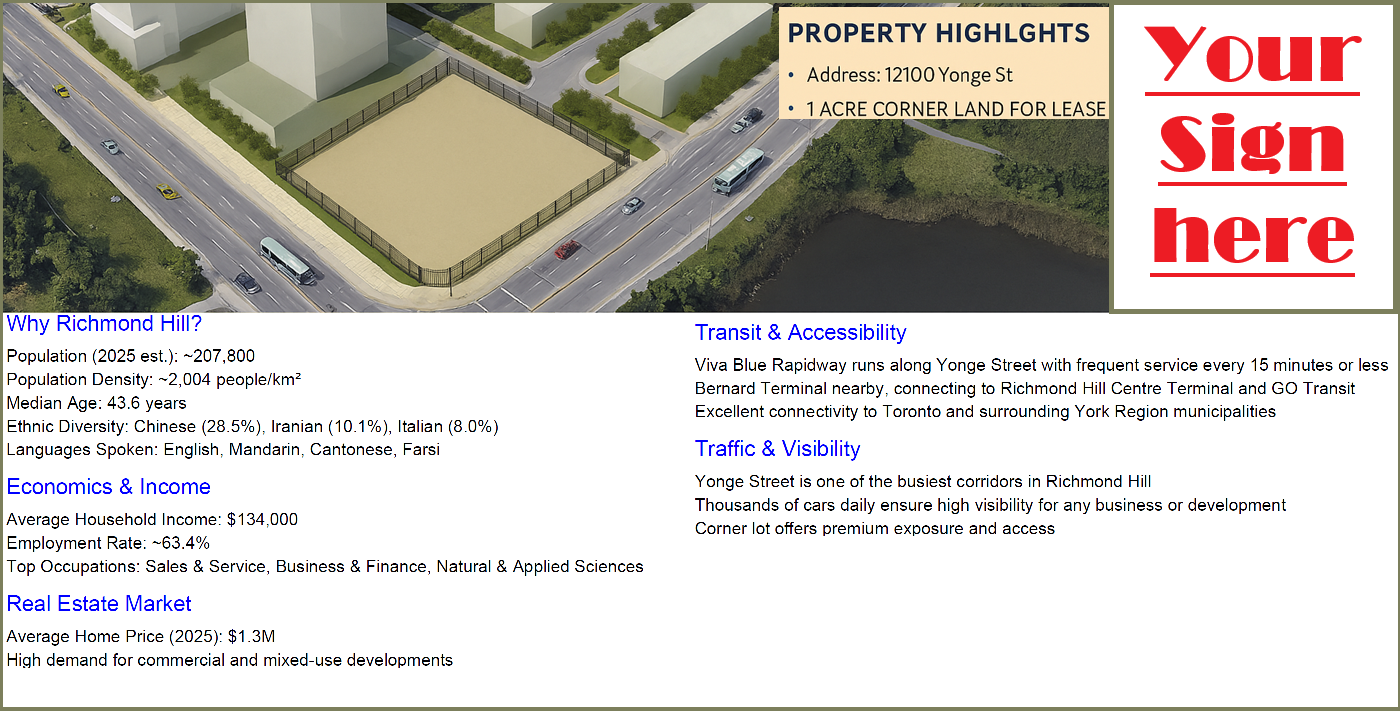 12100 Yonge St, Richmond Hill, Ontario