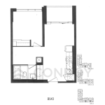 The Post Condos | B543 | 543 SQF | 1.5B 31 The Post Condos | B543 | 543 SQF | 1.5B The Post Condos B543 floorplan