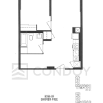 The Post Condos | B596BF | 596 SQF | 1.5B 35 The Post Condos | B596BF | 596 SQF | 1.5B The Post Condos B596BF floorplan