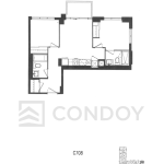 The Post Condos | C708 | 708 SQF | 2B 37 The Post Condos | C708 | 708 SQF | 2B The Post Condos A473 floorplan