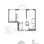 The Post Condos | C796 BF | 796 SQF | 2B 38 The Post Condos | C796 BF | 796 SQF | 2B The Post Condos C796BF floorplan
